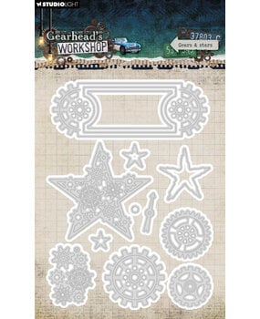 Studio Light Gearhead's Workshop Cutting Dies Gears & Stars (SL-GW-CD1106)