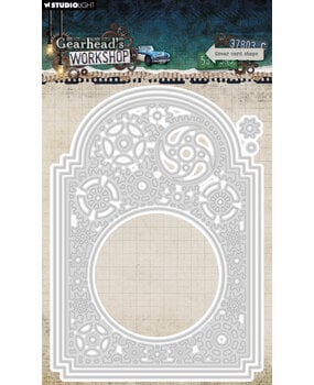 Studio Light Gearhead's Workshop Cutting Dies Gear Card Shape (SL-GW-CD1105)