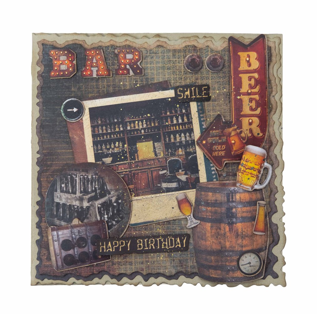 Studio Light Gearhead's Workshop A5 Die-Cut Paper Pad Elements (SL-GW-DCPP469)