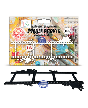 Aall and Create Through the Lens Die-Cutting Die Set Striped Splash by Autour de Mwa & Co (AALL-DI-117)