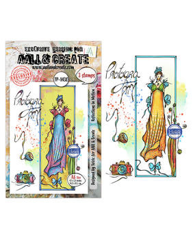 Aall and Create Through the Lens A6 Stamp Sets Reflections in Motion by Soizic (AALL-TP-1430)
