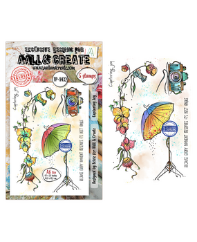 Aall and Create Through the Lens A6 Stamp Sets Capturing Joy by Soizic (AALL-TP-1432)