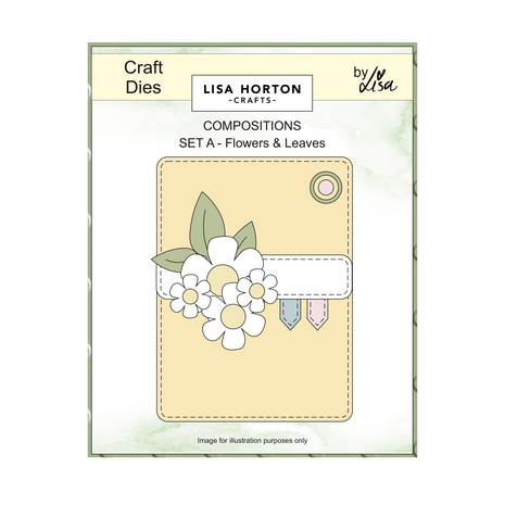Lisa Horton Crafts Composition Layout Dies Set A Flowers and Leaves (LHCCD314)