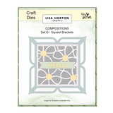 Lisa Horton Crafts Composition Layout Dies Set G Square Brackets (LHCCD346)