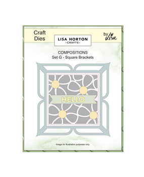 Lisa Horton Crafts Composition Layout Dies Set G Square Brackets (LHCCD346)
