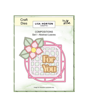 Lisa Horton Crafts Composition Layout Dies Set I Abstract Leaves (LHCCD348)