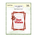 Lisa Horton Crafts Craft Dies Best Wishes Frame (LHCCD295)