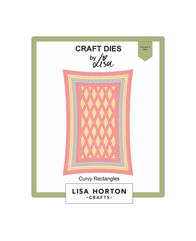 Lisa Horton Crafts Craft Dies Curvy Rectangles (LHCCD275)