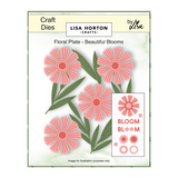 Lisa Horton Crafts Craft Dies Floral Plate Beautiful Blooms (LHCCD340)