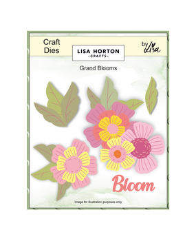 Lisa Horton Crafts Craft Dies Grand Blooms (LHCCD335)