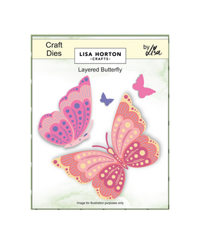 Lisa Horton Crafts Craft Dies Layered Butterfly (LHCCD333)