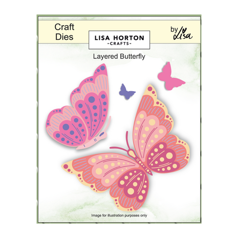Lisa Horton Crafts Craft Dies Layered Butterfly (LHCCD333)
