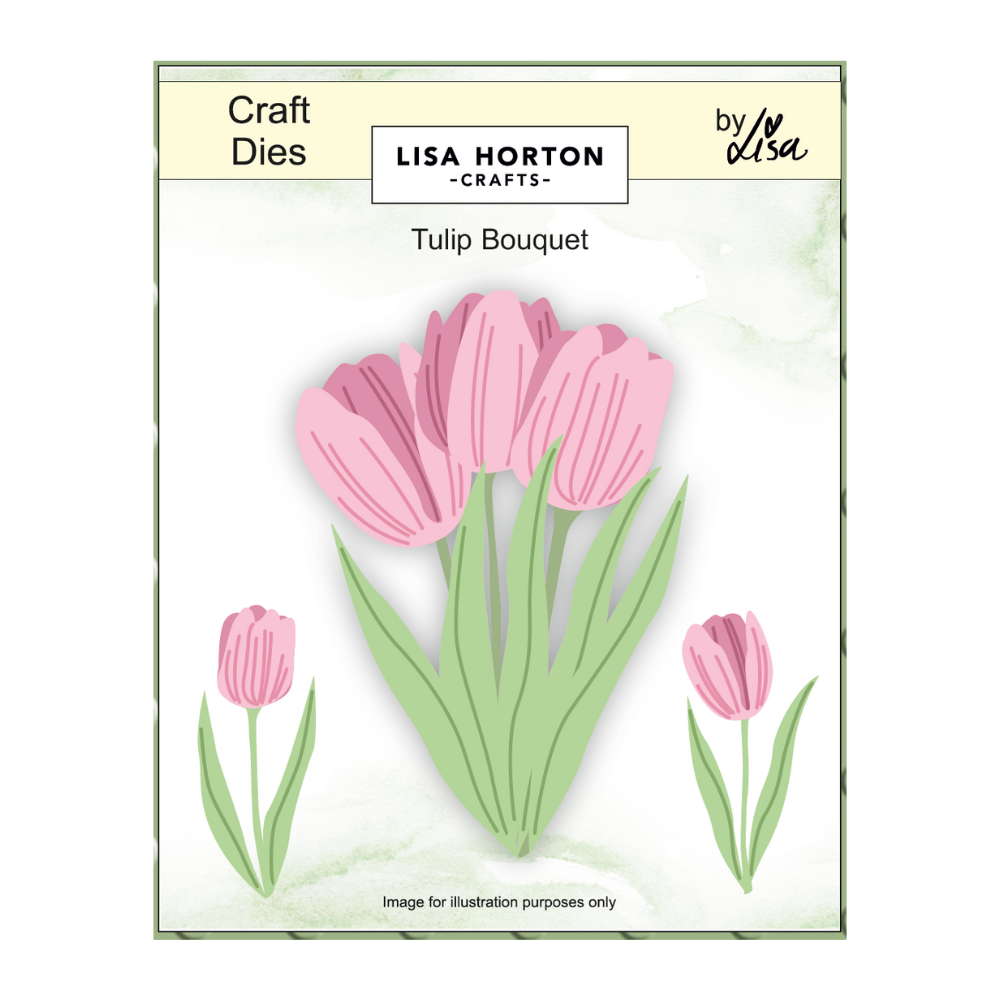 Lisa Horton Crafts Craft Dies Layered Florals Tulip Bouquet (LHCCD328)