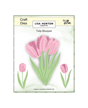 Lisa Horton Crafts Craft Dies Layered Florals Tulip Bouquet (LHCCD328)