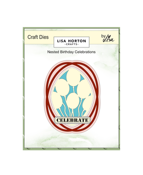 Lisa Horton Crafts Craft Dies Nested Birthday Celebrations (LHCCD293)