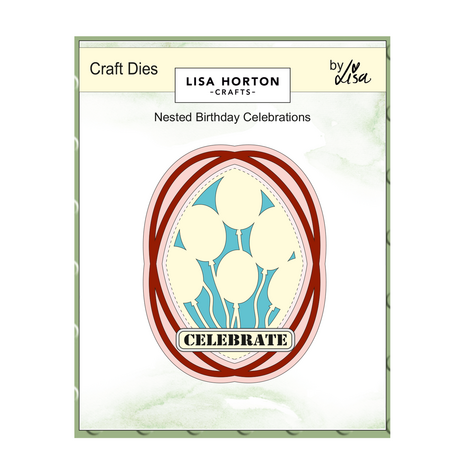 Lisa Horton Crafts Craft Dies Nested Birthday Celebrations (LHCCD293)