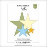 Lisa Horton Crafts Craft Dies Nested Stitched Stars (LHCCD261)