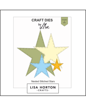 Lisa Horton Crafts Craft Dies Nested Stitched Stars (LHCCD261)