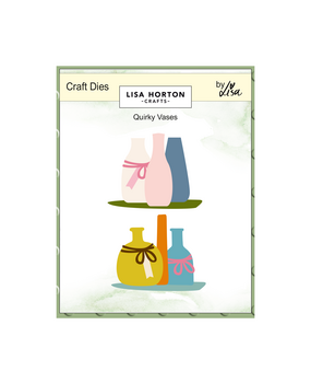 Lisa Horton Crafts Craft Dies Quirky Vases (LHCCD291)