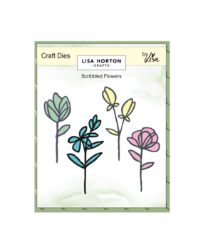 Lisa Horton Crafts Craft Dies Scribbled Flowers (LHCCD289)