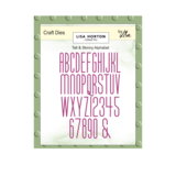 Lisa Horton Crafts Craft Dies Tall & Skinny Alphabet and Numbers (LHCCD288)
