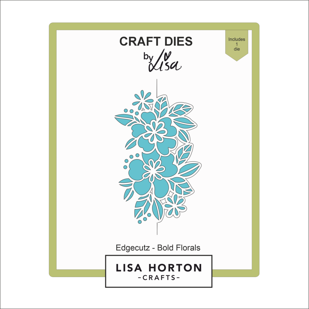 Lisa Horton Crafts Edgecutz Die Bold Florals (LHCCD247)