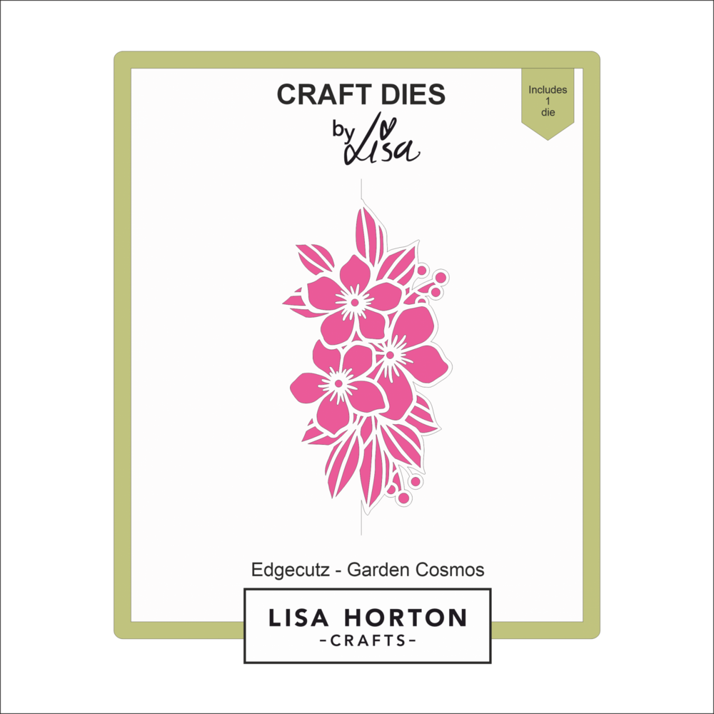 Lisa Horton Crafts Edgecutz Die Garden Cosmos (LHCCD235)