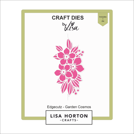 Lisa Horton Crafts Edgecutz Die Garden Cosmos (LHCCD235)