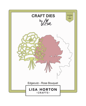 Lisa Horton Crafts Edgecutz Die Set Rose Bouquet (LHCCD237)