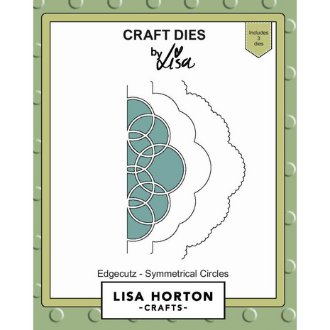 Lisa Horton Crafts Edgecutz Die Set Symmetrical Circles (LHCCD239)
