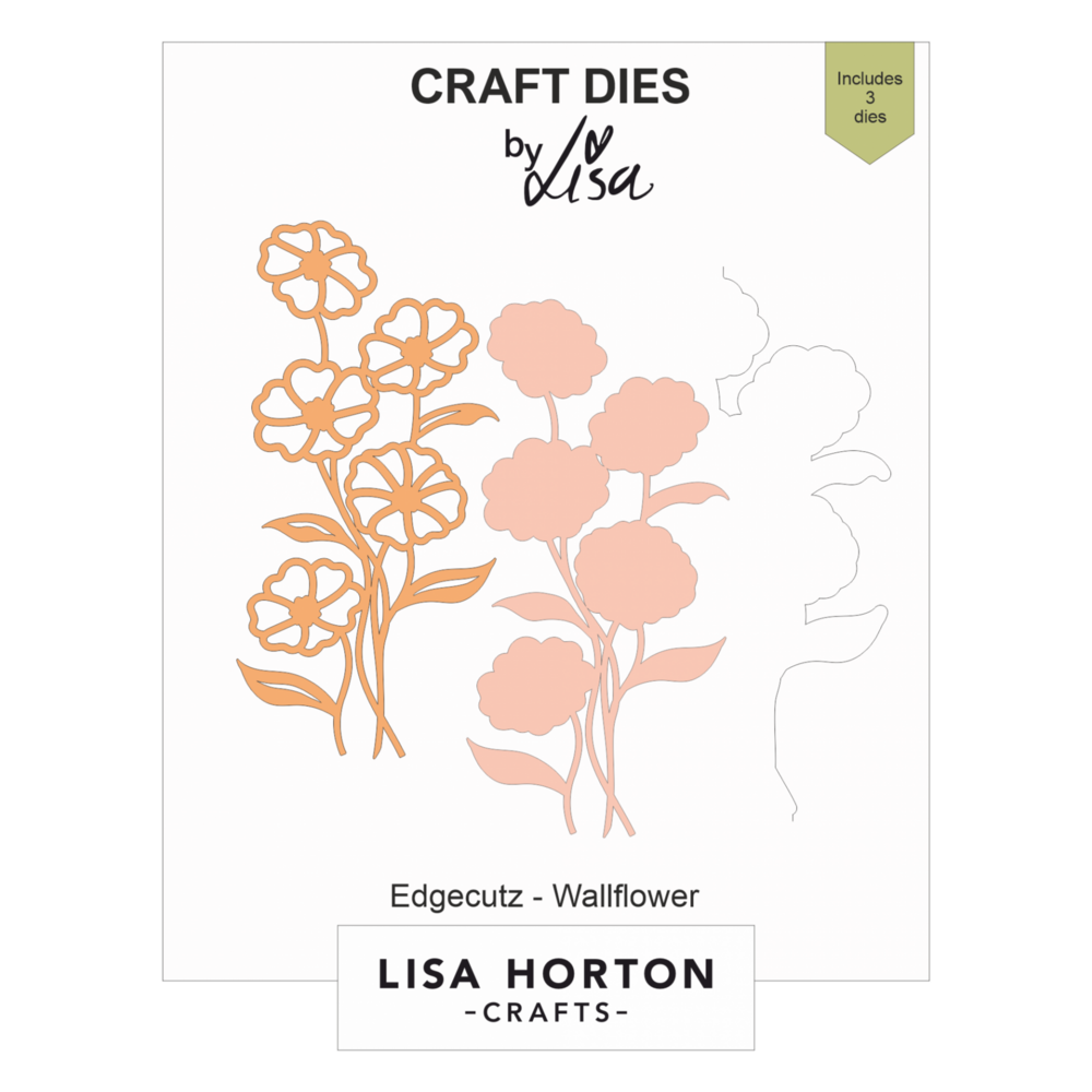 Lisa Horton Crafts Edgecutz Die Set Wallflower (LHCCD238)