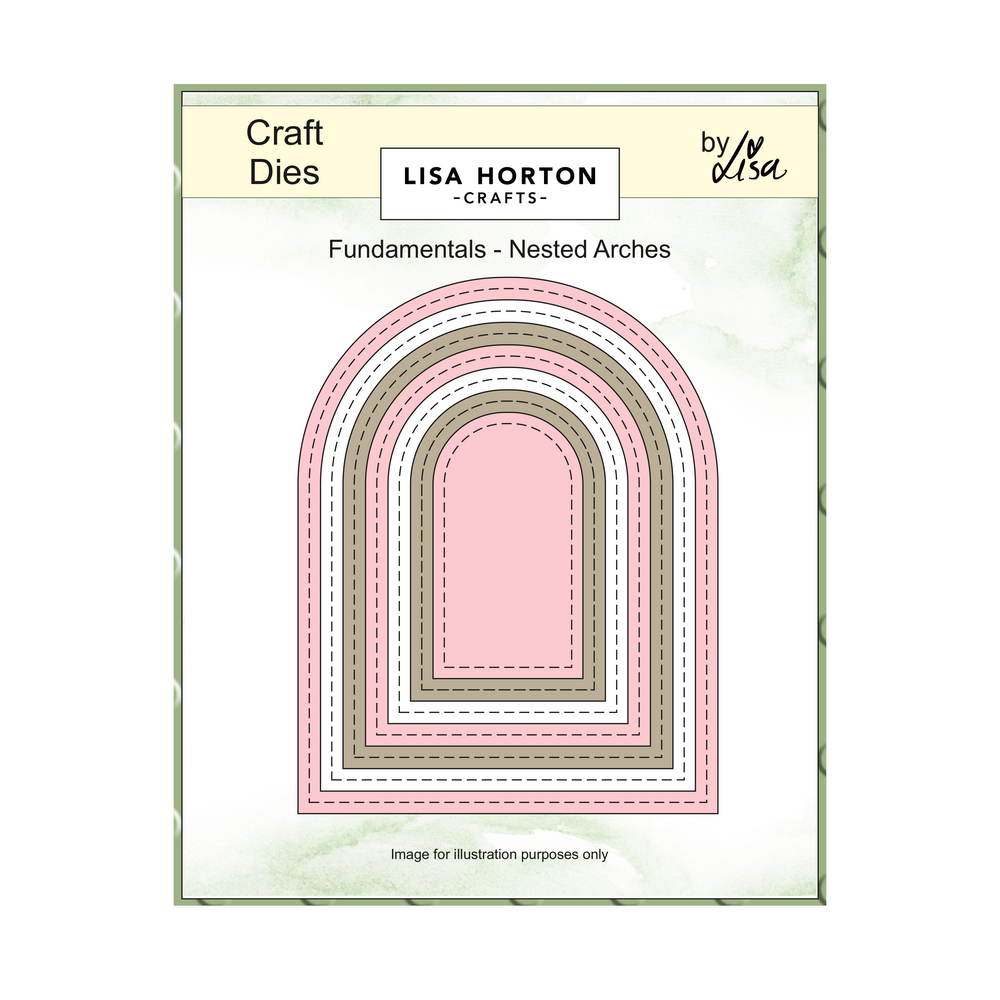 Lisa Horton Crafts Fundamentals Die Set Nested Arches (LHCCD307)