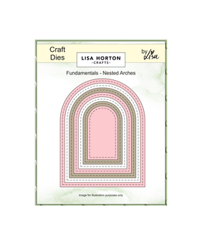 Lisa Horton Crafts Fundamentals Die Set Nested Arches (LHCCD307)