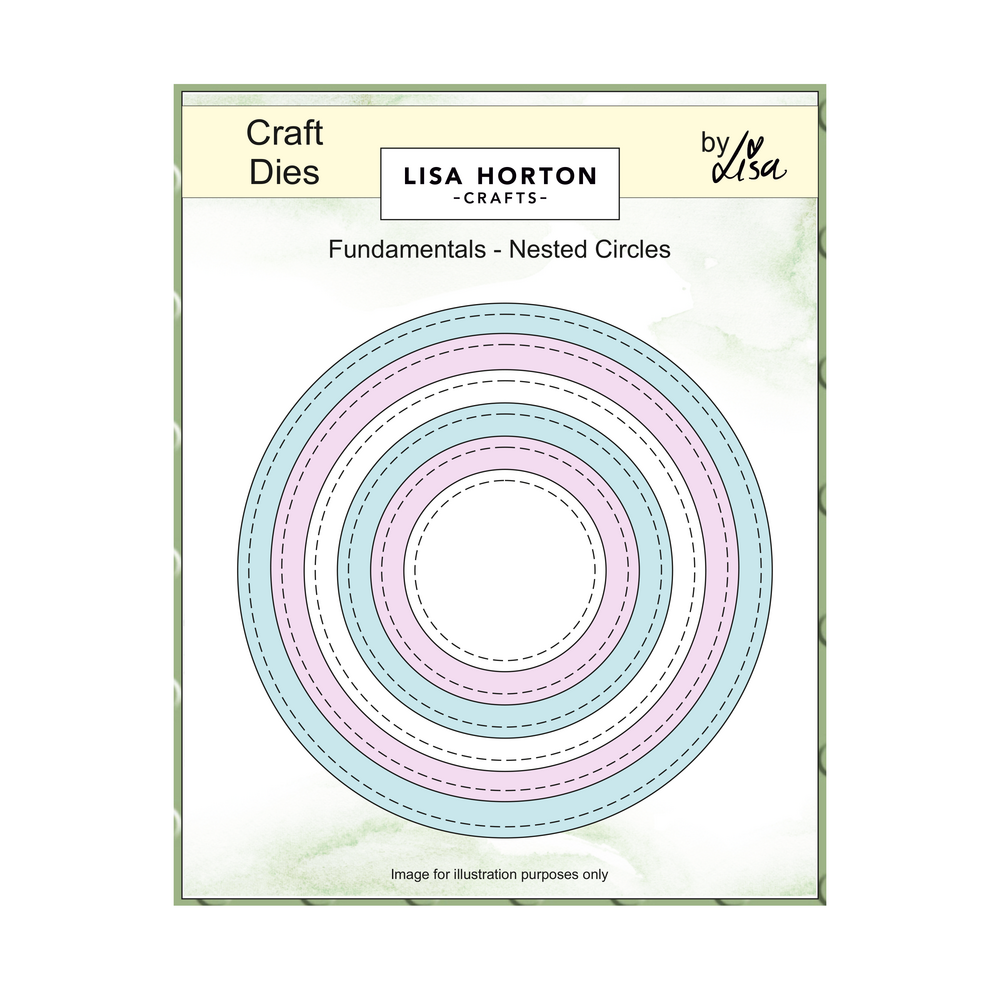 Lisa Horton Crafts Fundamentals Die Set Nested Circles (LHCCD305)