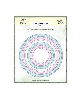 Lisa Horton Crafts Fundamentals Die Set Nested Circles (LHCCD305)
