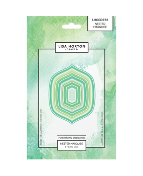 Lisa Horton Crafts Fundamentals Die Set Nested Marquise (LHCCD372)