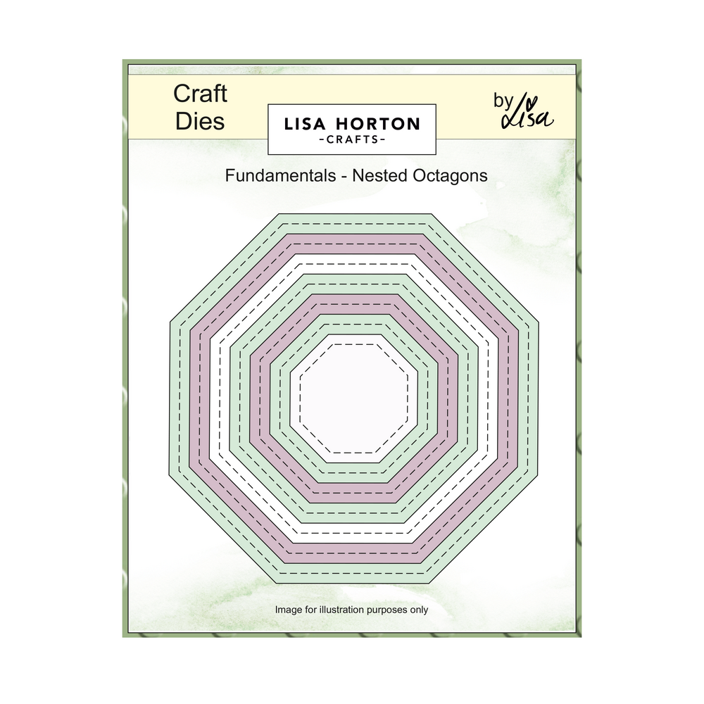 Lisa Horton Crafts Fundamentals Die Set Nested Octagon (LHCCD306)