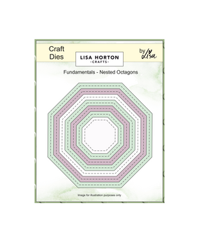 Lisa Horton Crafts Fundamentals Die Set Nested Octagon (LHCCD306)