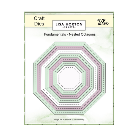 Lisa Horton Crafts Fundamentals Die Set Nested Octagon (LHCCD306)