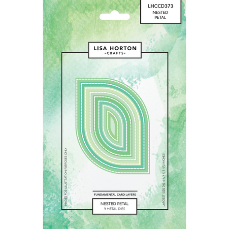 Lisa Horton Crafts Fundamentals Die Set Nested Petal (LHCCD373)