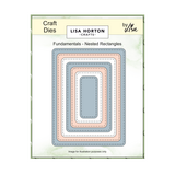 Lisa Horton Crafts Fundamentals Die Set Nested Rectangles (LHCCD304)