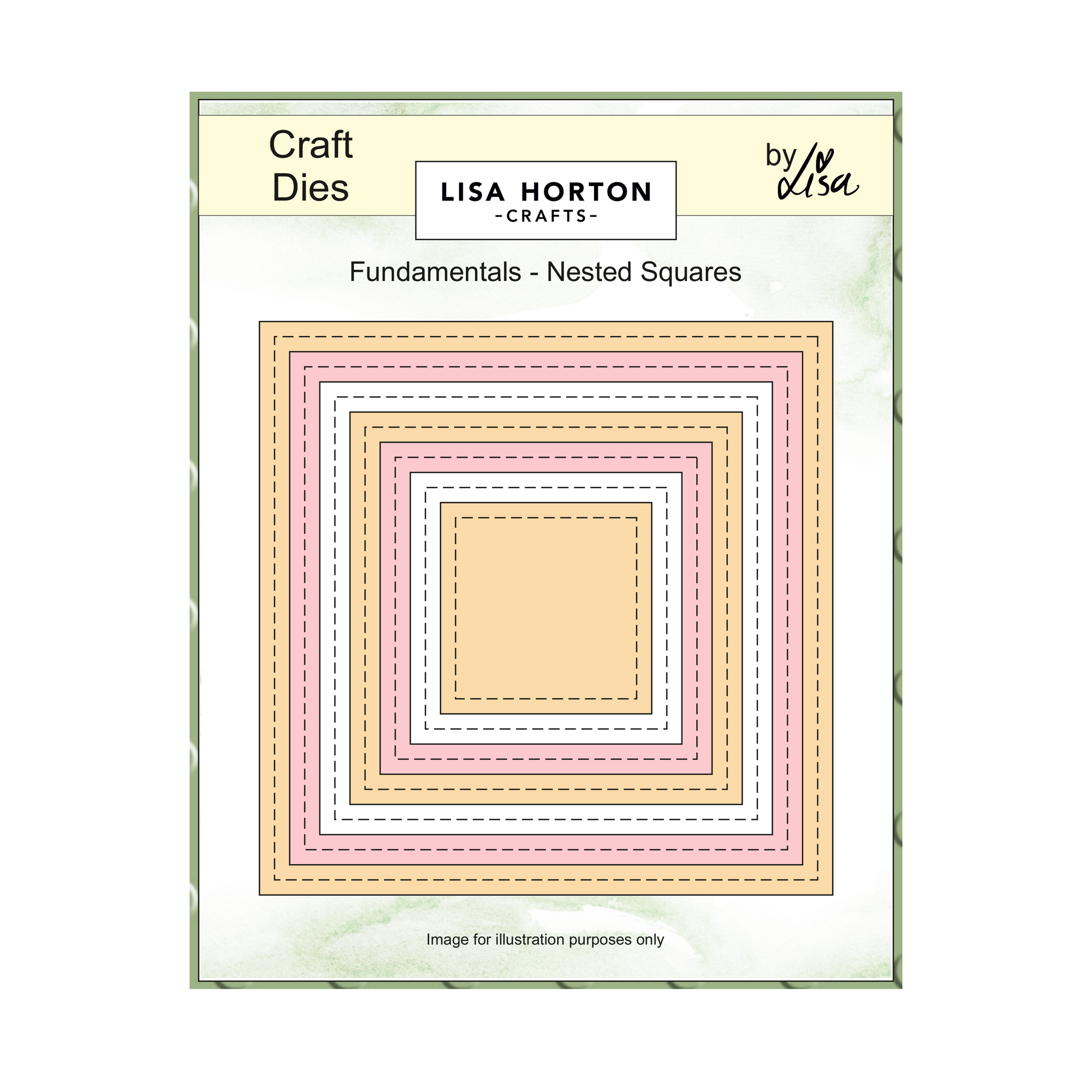 Fundamentals Die Set Nested Squares (LHCCD303) - Craftlines B.V.