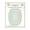 Lisa Horton Crafts Fundamentals Die Set Nested Squashed Oval (LHCCD311)