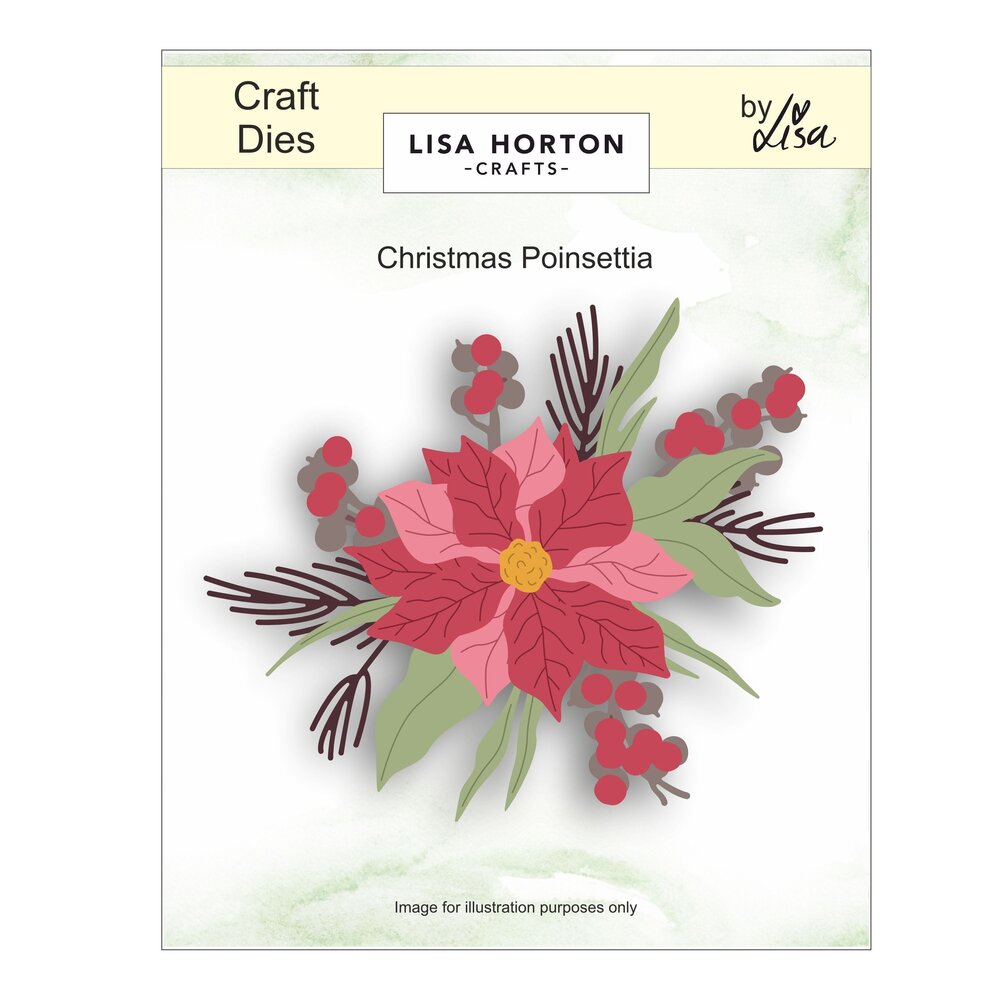 Lisa Horton Crafts Layering Dies Christmas Poinsettia (LHCCD350)