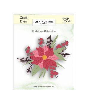 Lisa Horton Crafts Layering Dies Christmas Poinsettia (LHCCD350)