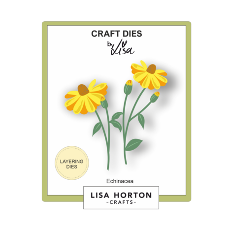 Lisa Horton Crafts Layering Dies Echinacea (LHCCD285)