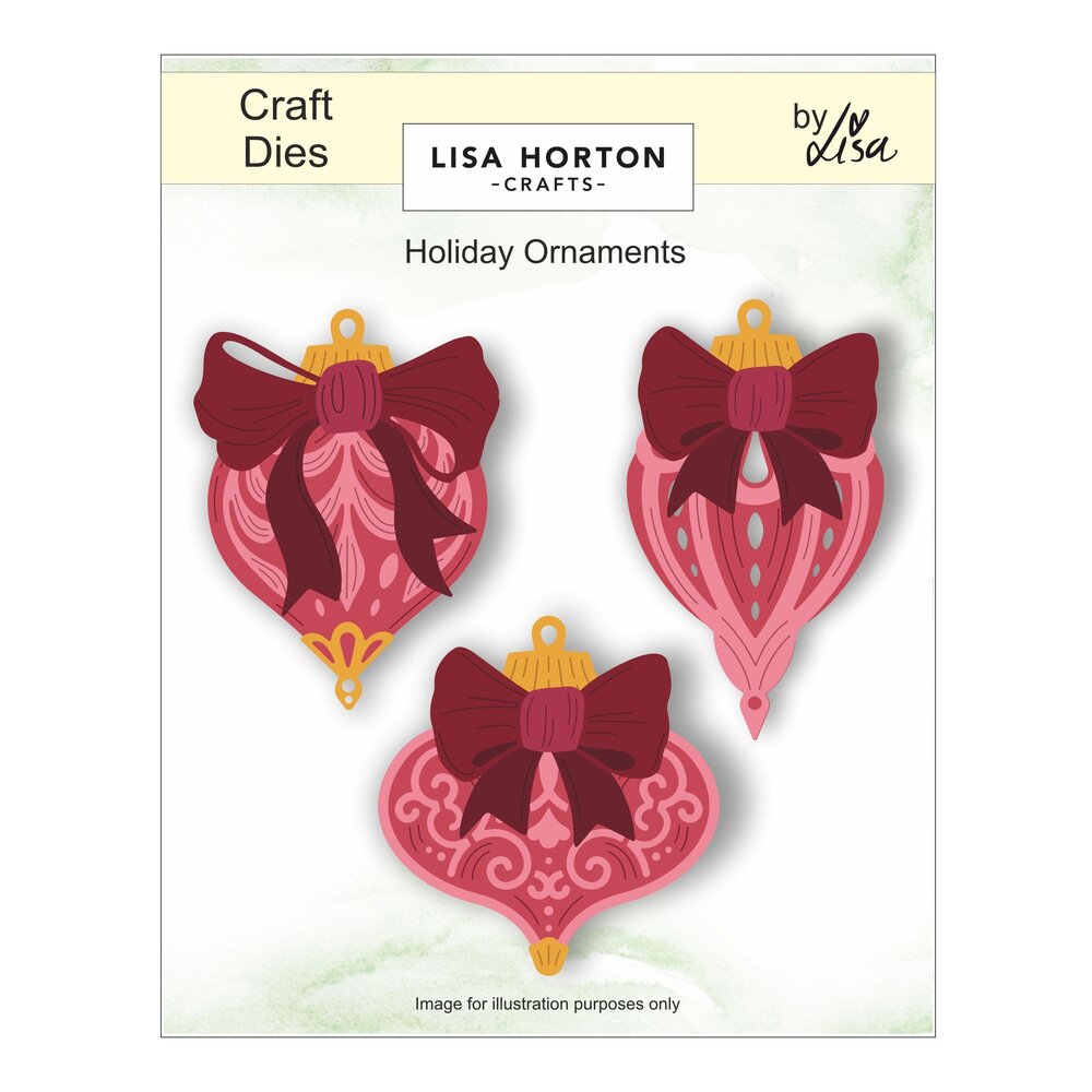 Lisa Horton Crafts Layering Dies Holiday Ornaments (LHCCD351)