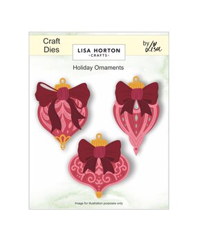 Lisa Horton Crafts Layering Dies Holiday Ornaments (LHCCD351)
