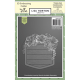 Lisa Horton Crafts Trailing Hawaiian Flowers A6 3D Embossing Folder with Die (LHCEF148)