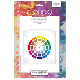 Lisa Horton Crafts Cloud 9 Ink School Colour Wheel Layering Stencils & Masks (LHCAS244)
